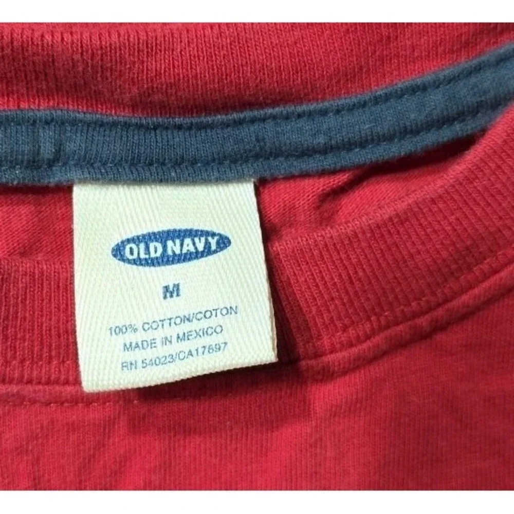 Vintage Old Navy Long Sleeve Shirt Kids Sizes Red Y2K Football Touchdown Kidcore